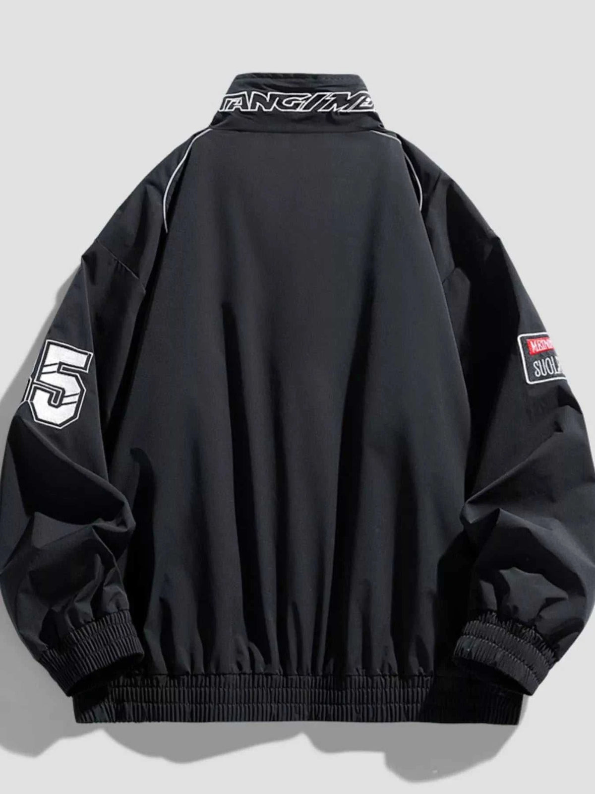 Men's Plus Size Racing-Inspired Zip Up Jacket 100400889592601 84 Affordable Fashion Under $100 Jerry's Apparel 
