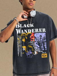 Men's Graphic Round Neck Half Sleeve T-Shirt