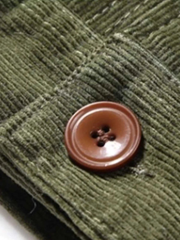 Men's Plus Size Vintage Corduroy Casual Jacket 100400636611286 119 Fashion Forward Plus Size Clothing Jerry's Apparel 