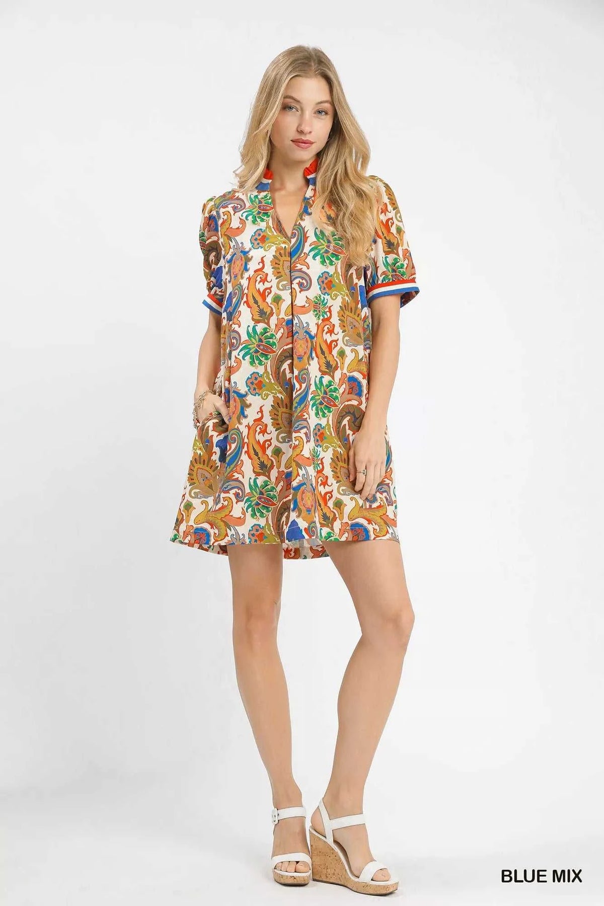 Umgee Jacquard Abstract Print Mini Dress 100100853331349 51 Affordable Fashion Under $100 Jerry's Apparel 