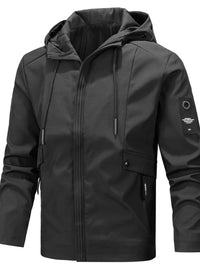 Men's Plus Size Hooded Windproof Casual Jacket 100400968163962 58 Affordable Fashion Under $100 Jerry's Apparel 