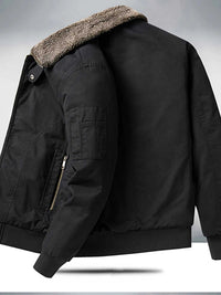 Men's Plus Size Sherpa Lined Zip Up Jacket 100400891583575 134 Fashion Forward Plus Size Clothing Jerry's Apparel 