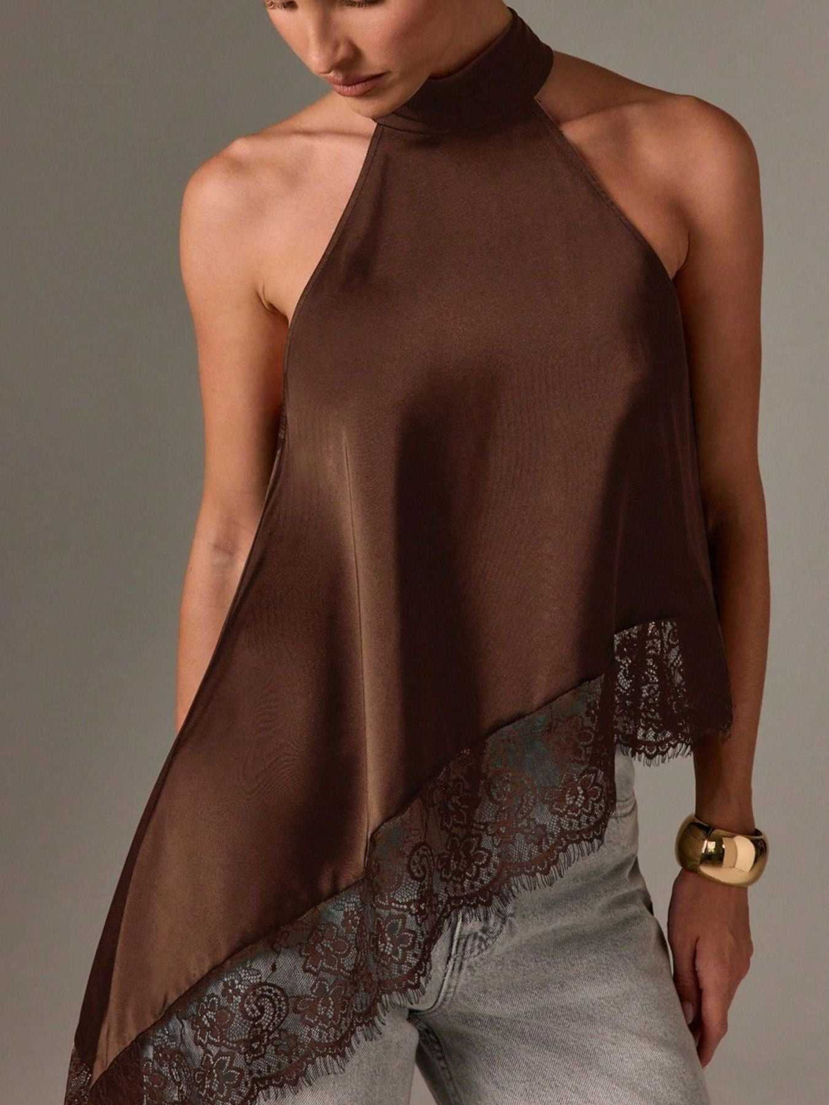 Halter Neck Lace Trim Cami 100100484379863 40 Affordable Fashion Under $100 Jerry's Apparel 