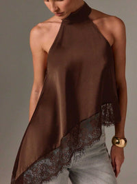 Halter Neck Lace Trim Cami 100100484379863 40 Affordable Fashion Under $100 Jerry's Apparel 