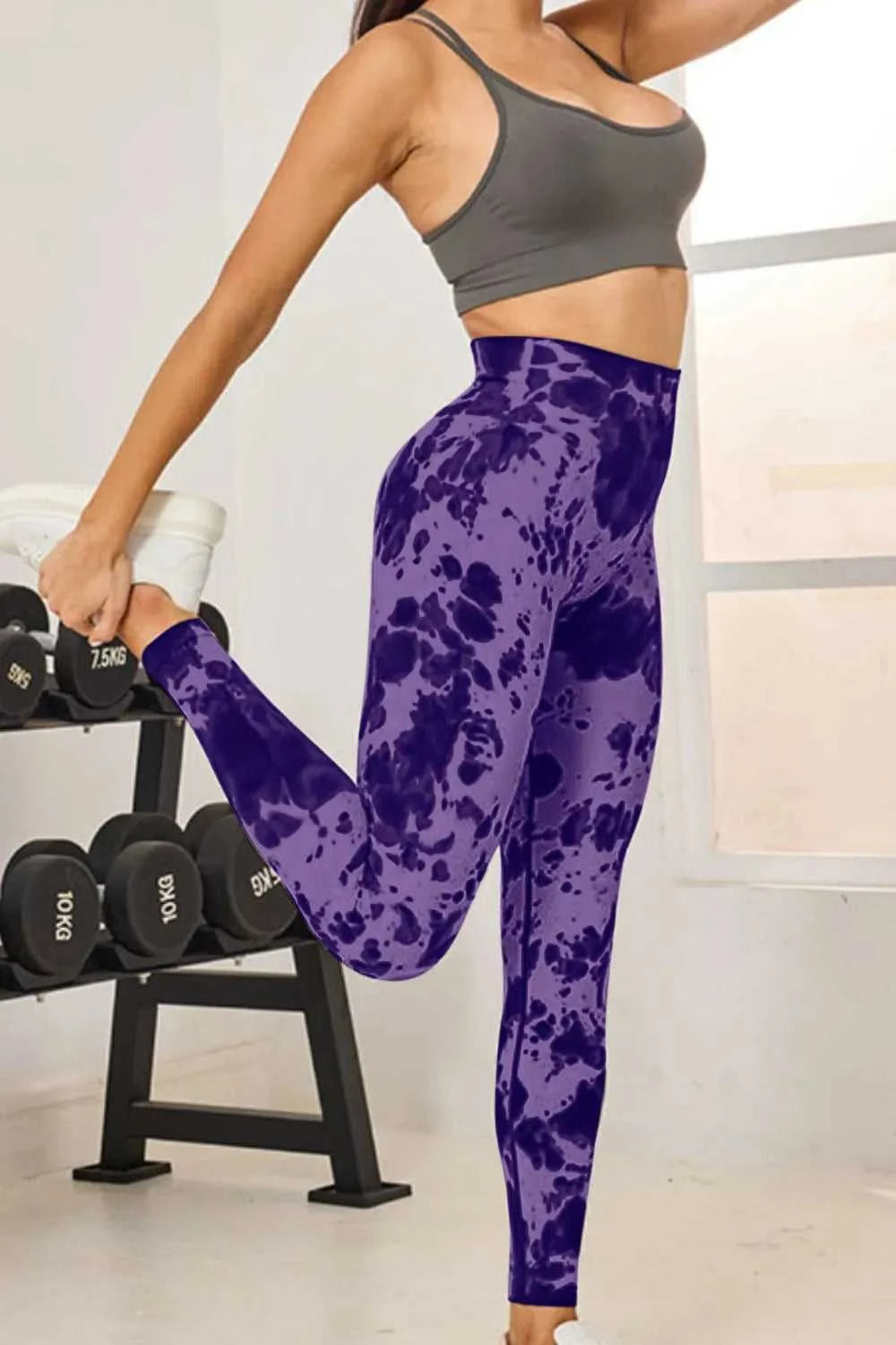 Tie-Dye High Waist Active Leggings 100100834231414 39 Affordable Fashion Under $100 Jerry's Apparel 