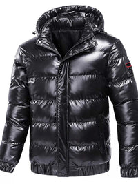 Men's Plus Size Zip Up Hooded Puffer Jacket 100400120854102 125 Fashion Forward Plus Size Clothing Jerry's Apparel 
