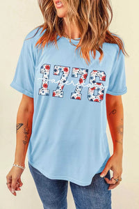 America 1776 Floral Print Relaxed T Shirt 100100228018413 31 Affordable Fashion Under $100 Jerry's Apparel 