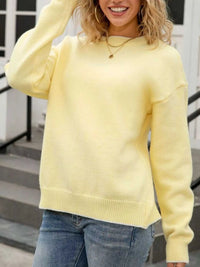 Bow-Back Round Neck Sweater 100100213486101 49 Affordable Fashion Under $100 Jerry's Apparel 