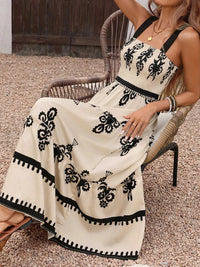 Smocked Wide Strap Tiered Dress 100100765020271 44 Affordable Fashion Under $100 Jerry's Apparel 
