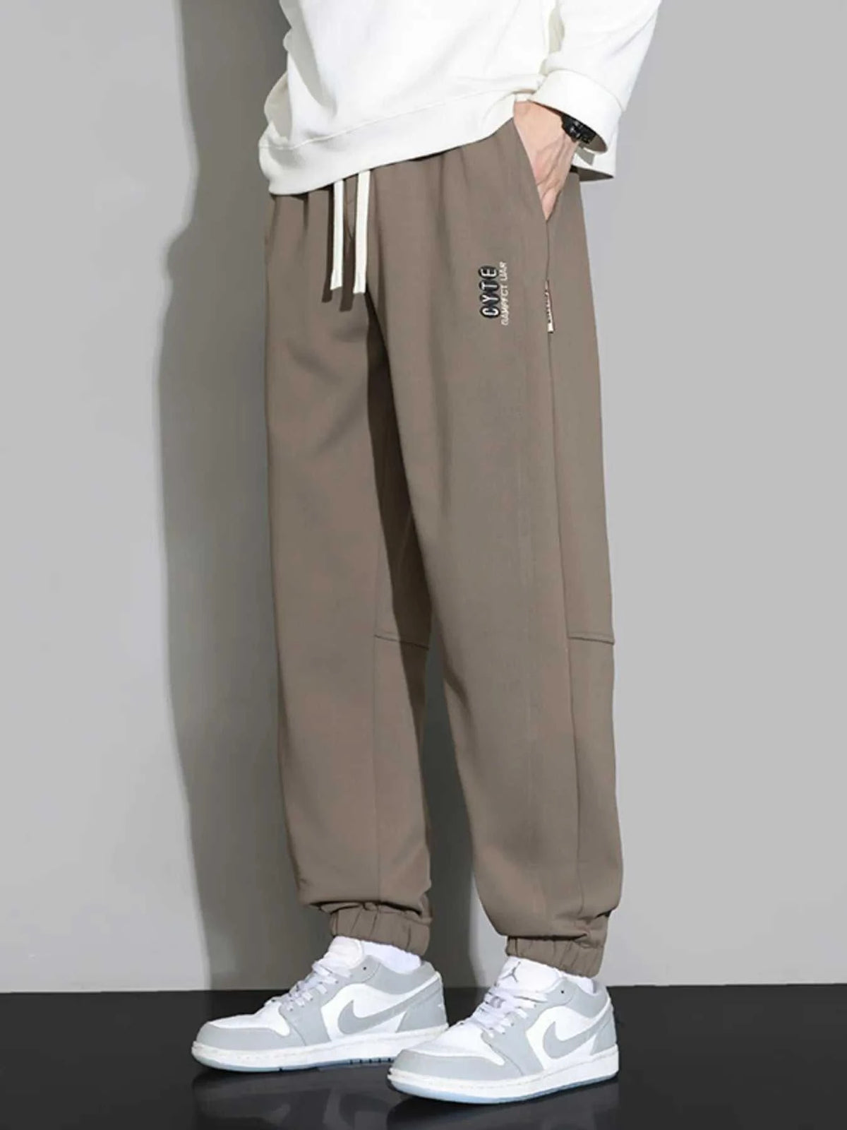 Men's Plus Size Casual Jogger Pants with Drawstring 100400893491033 47 Affordable Fashion Under $100 Jerry's Apparel 
