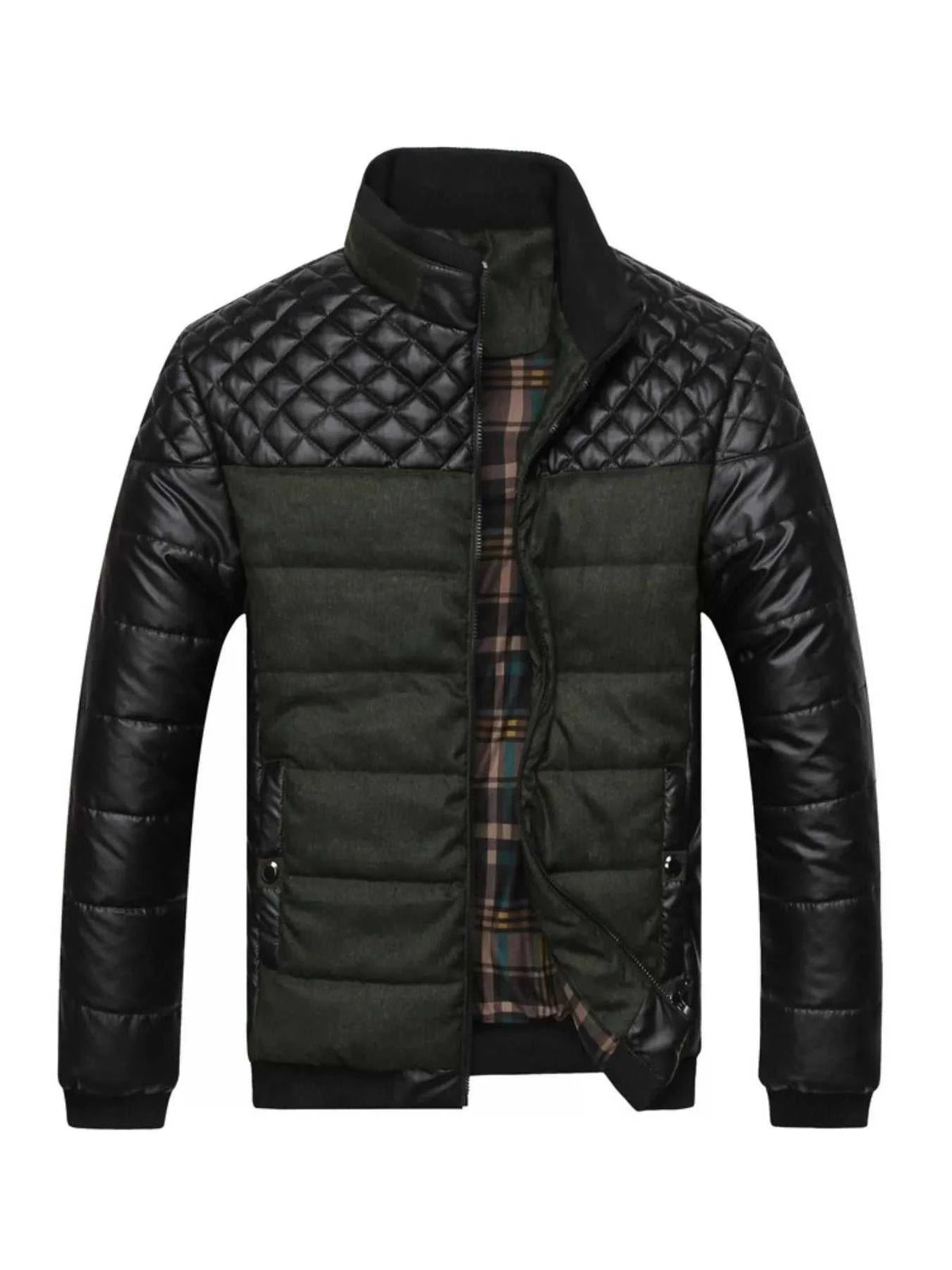 Men's Plus Size Zip Up Puffer Jacket 100400832602184 85 Affordable Fashion Under $100 Jerry's Apparel 