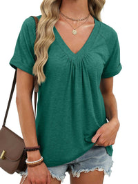 Casual V-Neck Short Sleeve T-Shirt 100100731554922 25 Affordable Fashion Under $100 Jerry's Apparel 