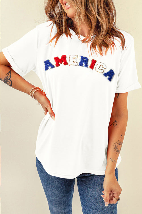 Independence Day Clothing - AMERICA Graphic Tee