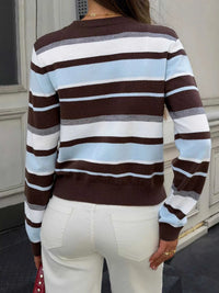 Striped Knit Button-Down Cardigan 101002803112016 50 Affordable Fashion Under $100 Jerry's Apparel 