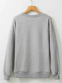Halloween Ghost Round Neck Sweatshirt 100100948571147 48 Affordable Fashion Under $100 Jerry's Apparel 