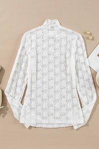 Lace Mock Neck Long Sleeve Top 100100168761353 27 Affordable Fashion Under $100 Jerry's Apparel 
