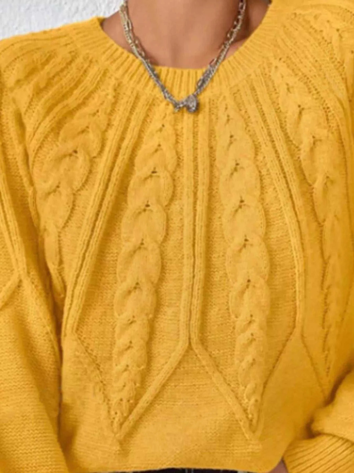 Cable Knit Long Sleeve Sweater 100100200217752 36 Affordable Fashion Under $100 Jerry's Apparel 