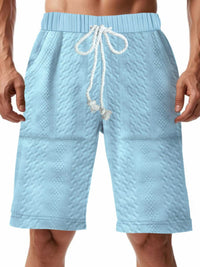 Men's Full Size Texture Drawstring Shorts Plus Size 100400880734003 36 Affordable Fashion Under $100 Jerry's Apparel 