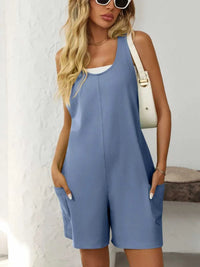 Mandy Pocketed Racerback Wide Strap Romper 100100608381245 22 Affordable Fashion Under $100 Jerry's Apparel 