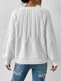 Cable-Knit Round Neck Sweater 101002284962513 34 Affordable Fashion Under $100 Jerry's Apparel 