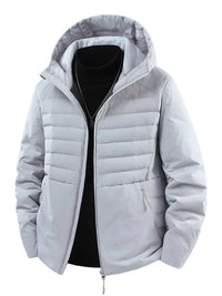 Men's Plus Size Lightweight Hooded Puffer Jacket 100400217847739 210 Fashion Forward Plus Size Clothing Jerry's Apparel 