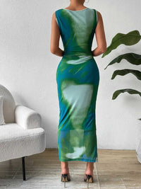 Honey Slit Round Neck Midi Tank Dress 100100998771132 32 Affordable Fashion Under $100 Jerry's Apparel 
