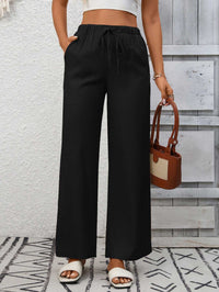 Drawstring High Waist Wide Leg Pants 100100990618349 39 Affordable Fashion Under $100 Jerry's Apparel 