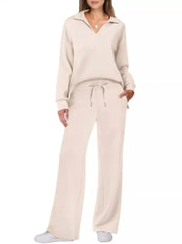 Dropped Shoulder Top and Pants Set 101001926020102 36 Gifts for Her Jerry's Apparel 