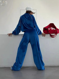 Zip Up Long Sleeve Top and Pants Set 100100041239879 73 Affordable Fashion Under $100 Jerry's Apparel 