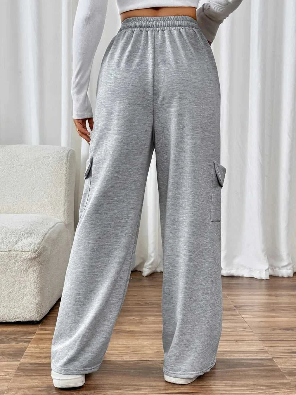 Perfee Drawstring Wide Leg Pants with Pockets 100100282861869 34 Affordable Fashion Under $100 Jerry's Apparel 