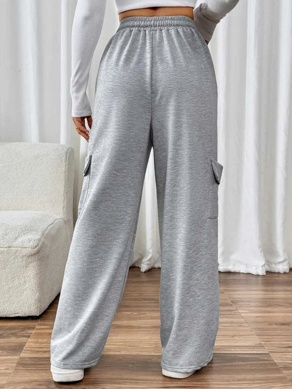 Perfee Drawstring Wide Leg Pants with Pockets 100100282861869 34 Affordable Fashion Under $100 Jerry's Apparel 