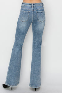 Full Size Mid Rise Bootcut Jeans