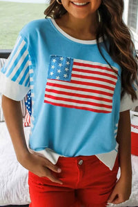 American Flag Relaxed Fit T-Shirt 100100605821765 39 Affordable Fashion Under $100 Jerry's Apparel 