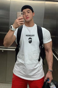 Men's Plus Size Round Neck Short Sleeve T-Shirt