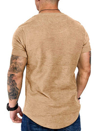 Men's Round Neck Slim Fit Casual T-Shirt 100400972198169 27 Affordable Fashion Under $100 Jerry's Apparel 