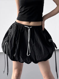Bubble Drawstring Casual Shorts