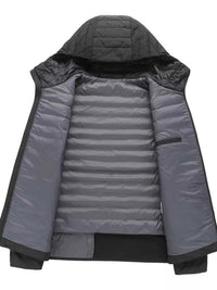 Men's Plus Size Lightweight Hooded Puffer Jacket 100400217847739 210 Fashion Forward Plus Size Clothing Jerry's Apparel 