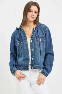 RISEN Basic Denim Jacket with Hoodie 100100918701266 72 Affordable Fashion Under $100 Jerry's Apparel 