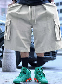 Men's Full Size Cargo Shorts with Drawstring Waist Plus Size 100400558150756 44 Affordable Fashion Under $100 Jerry's Apparel 