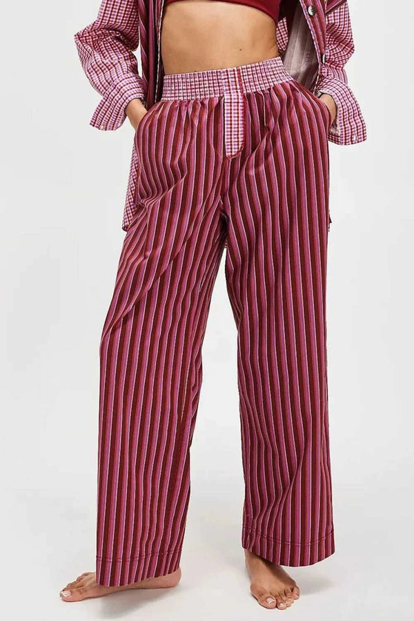 Striped Wide Leg Pants 100100261171144 33 Affordable Fashion Under $100 Jerry's Apparel 