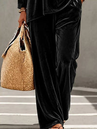 Full Size Velvet Long Sleeve Top and Pants Set Plus Size 100100551786793 45 Affordable Fashion Under $100 Jerry's Apparel 