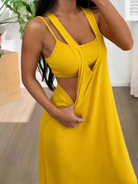 Scoop Neck Cami and Maxi Dress Set 100100537904163 34 Affordable Fashion Under $100 Jerry's Apparel 