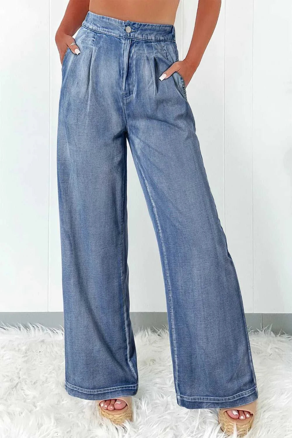 High Waist Wide Leg Jeans 100100351961122 65 Affordable Fashion Under $100 Jerry's Apparel 