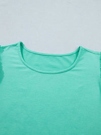 Eyelet Lace Ruffled Cap Sleeve Top 100100198342776 31 Affordable Fashion Under $100 Jerry's Apparel 