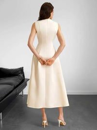 Sleeveless A-Line Midi Dress with Pockets 100100024006644 37 Affordable Fashion Under $100 Jerry's Apparel 