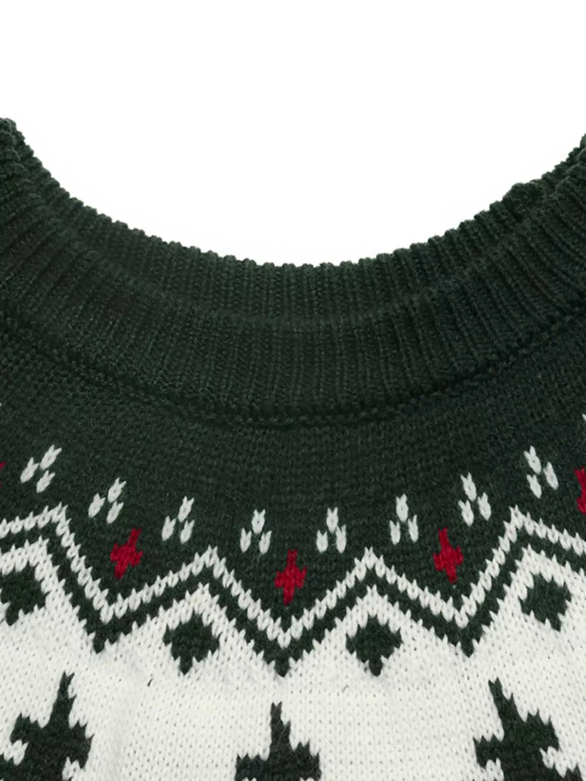 Christmas Tree Pattern Round Neck Sweater 101002229661667 54 Affordable Fashion Under $100 Jerry's Apparel 