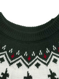 Christmas Tree Pattern Round Neck Sweater 101002229661667 54 Affordable Fashion Under $100 Jerry's Apparel 