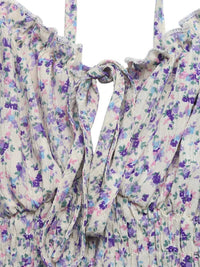 Floral Print Shirred Cami Maxi Dress 100100404362164 44 Affordable Fashion Under $100 Jerry's Apparel 