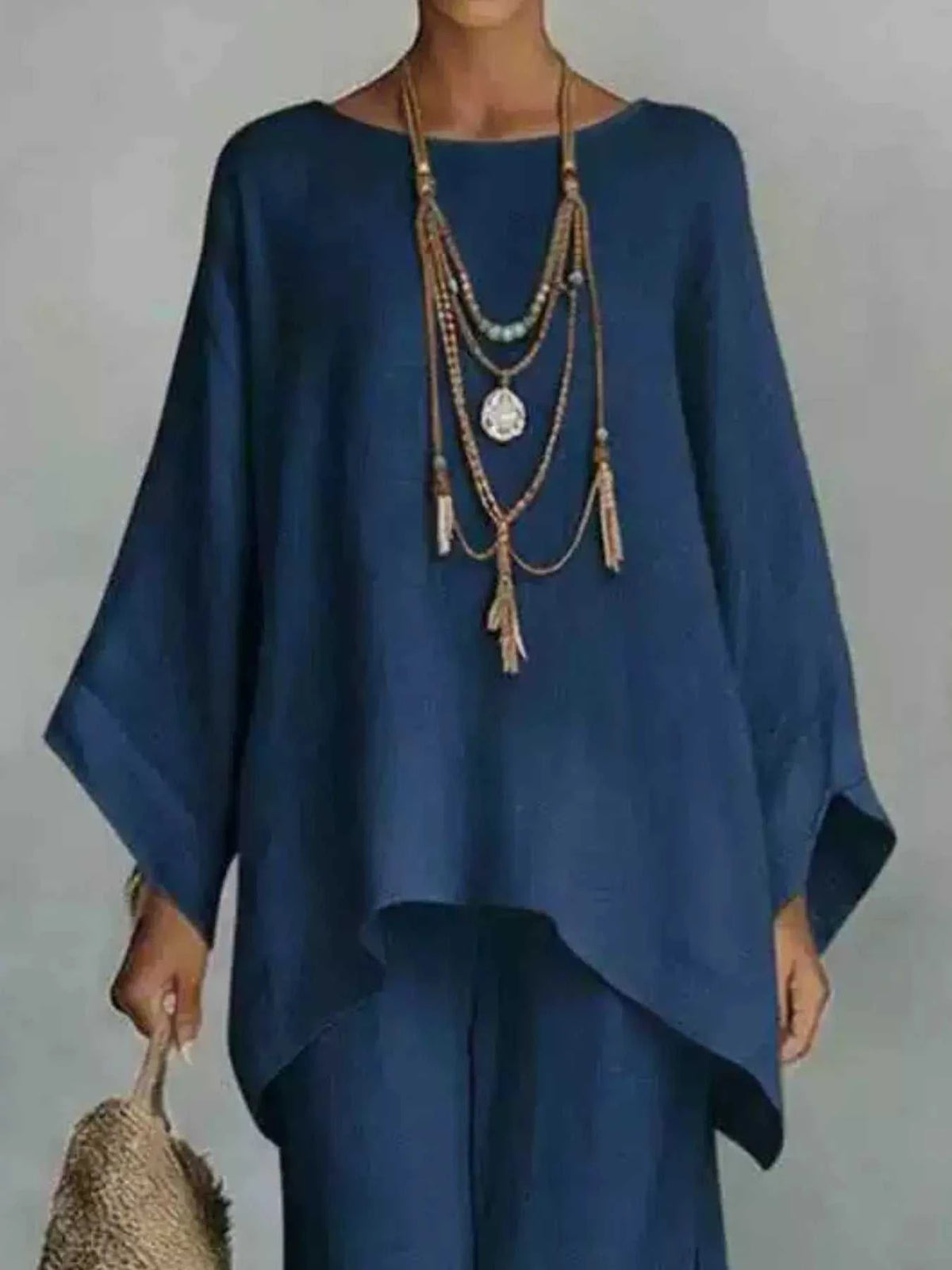 Full Size Casual Loose Fit Top and Pants Set Two-Piece Set Plus Size 101001553438394 37 Affordable Fashion Under $100 Jerry's Apparel 