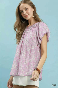 Umgee Umgee Floral Puff Sleeve Blouse 100100183791693 47 Affordable Fashion Under $100 Jerry's Apparel 